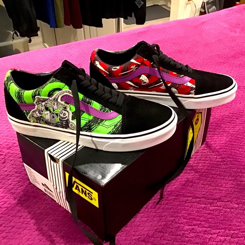 VANS NEW Lock, Shock & Barrel The Nightmare Before Christmas Size 8.5